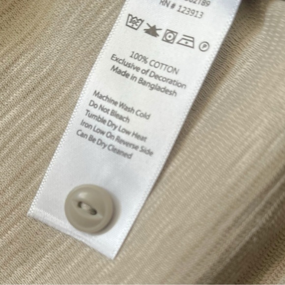 NWT Jachs Cream Tight Knit Hooded Henley Shirt sz M - Picture 4 of 9